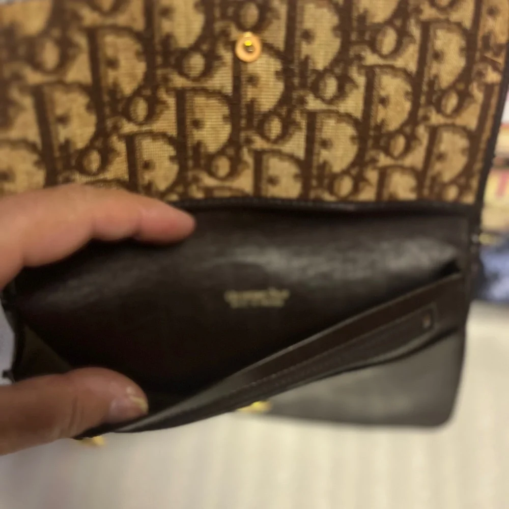 Dior 30 Montaigne Trotter Dior Oblique Monogram Jaquard Canvas Clutch Wallet
